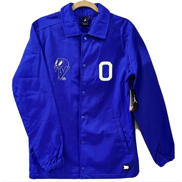 NEW Men's 2XL NIKE Air Jordan Retro 11 Concord Space Jam Jacket Blue 819119 482 - Picture 5 of 6